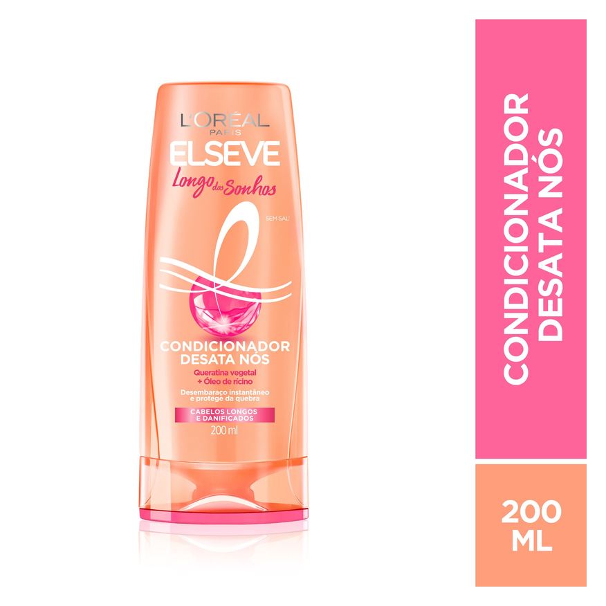 Elseve Condicionador Longo dos Sonhos Desata Nós 200ml