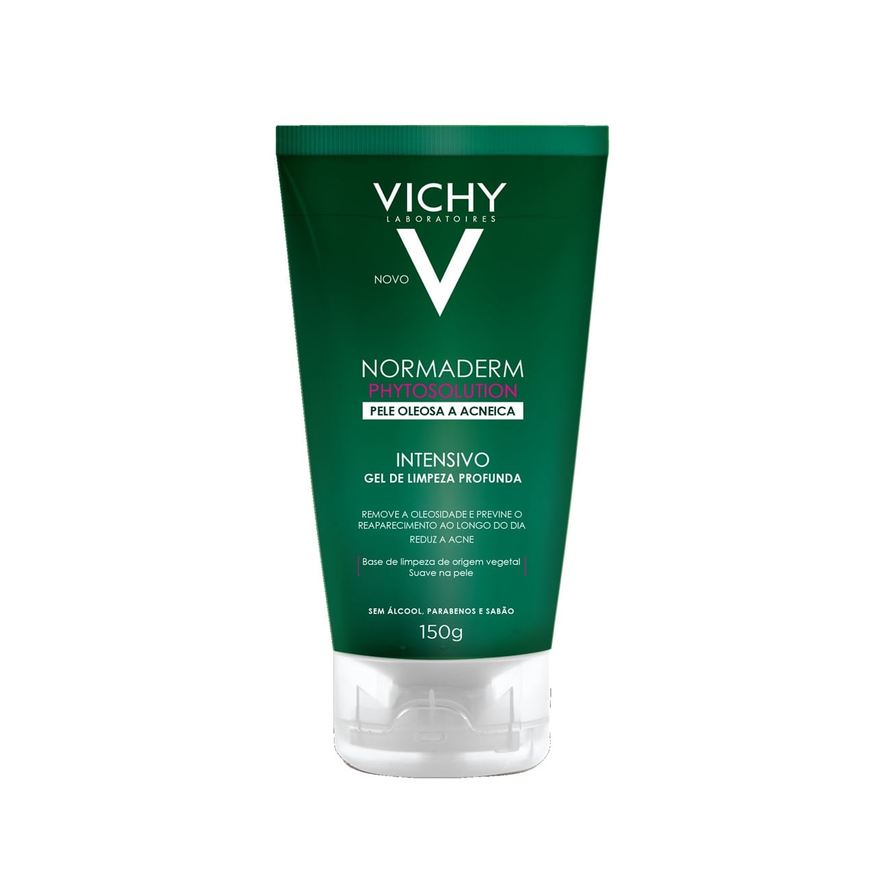 Normaderm Gel de Limpeza Facial Vichy Phytosolution com Ácido Salicílico 150g
