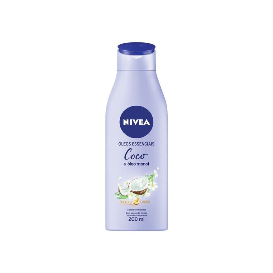 Nivea Loção Corporal Óleos Essenciais Coco e Óleo Monoi 200ml