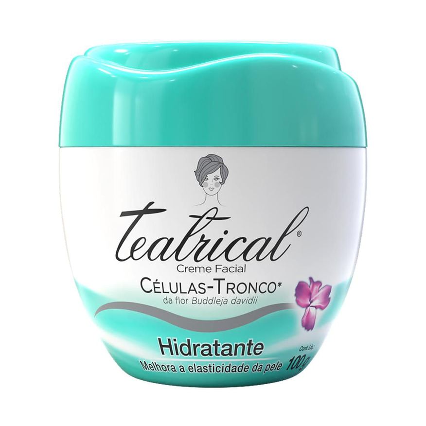 Genomma Creme Facial Teatrical Hidratante com Células-Tronco da Flor Buddleja Davidii 100g