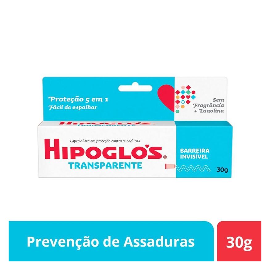 Hipoglos Creme Preventivo De Assaduras Hipoglós Transparente 30g