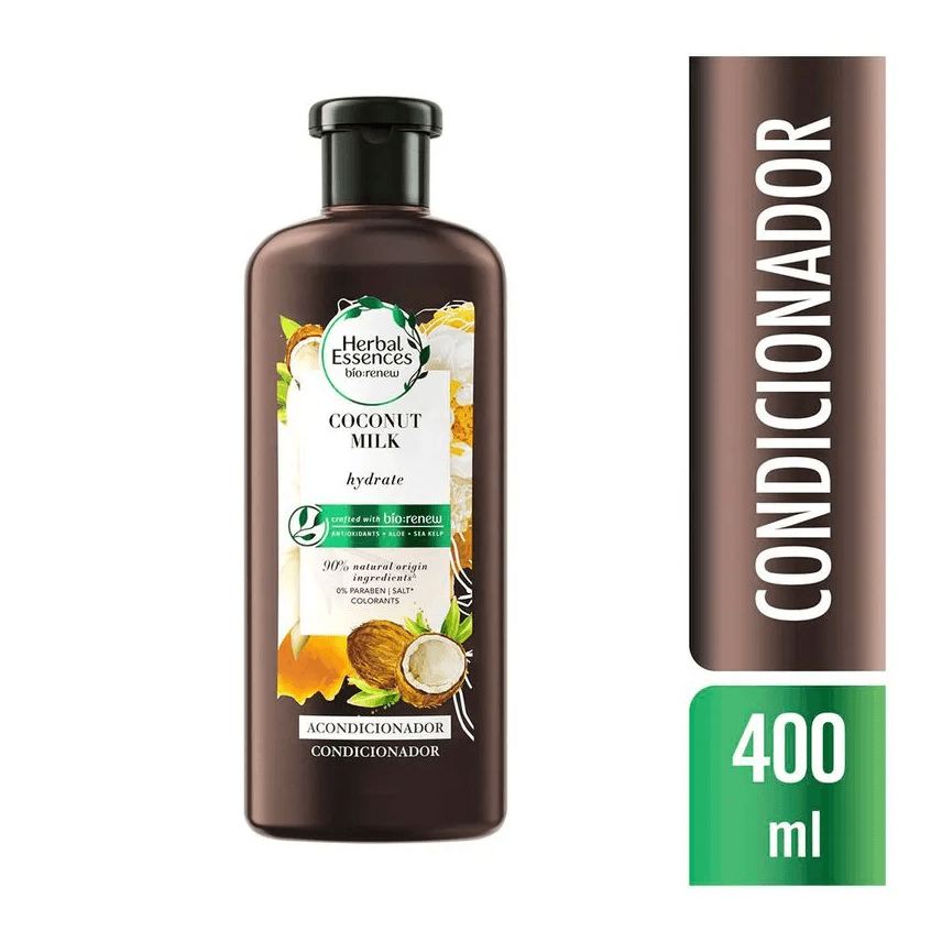 Herbal Condicionador Essences Bio Renew Hidratação Coconut Milk 400ml