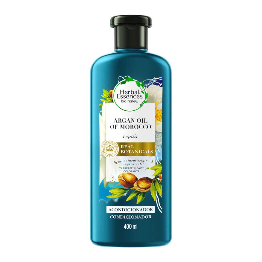 Herbal Condicionador Essences Bio Renew Repara Óleo de Argan do Marrocos 400ml