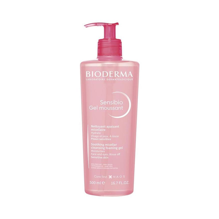Bioderma Sensibio Gel Moussant Gel de Limpeza Micelar Calmante e Hidratante 500ml