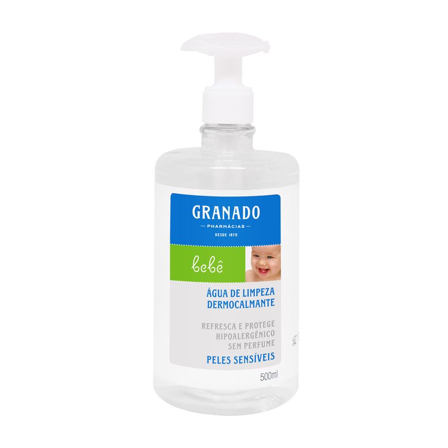 Granado Água de Limpeza Bebê Dermocalmante Pele Sensível 500ml