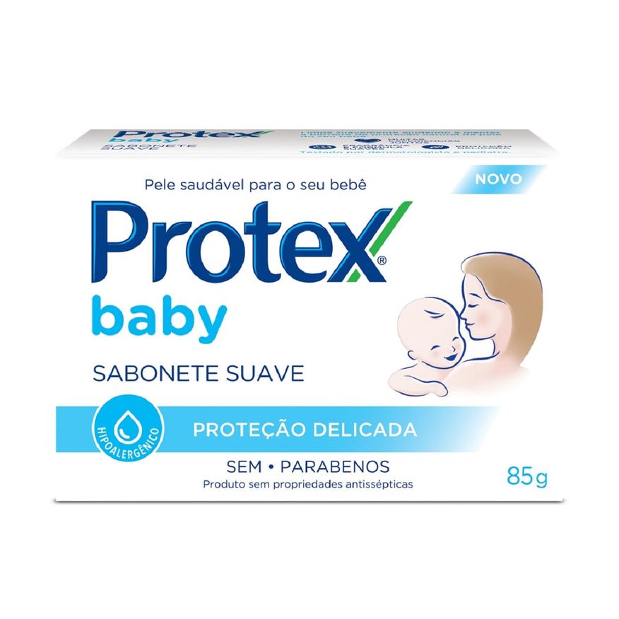 Protex Baby Sabonete Em Barra Para Bebê Delicate Care 85g
