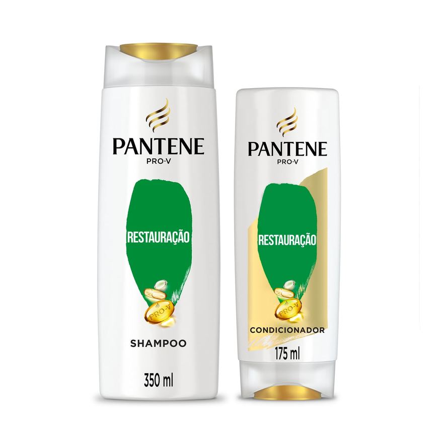Pantene Kit Shampoo Pro-V Restauração 350ml 1 Uni + Condicionador Pantene Pro-V Restauração 175ml 1 Uni