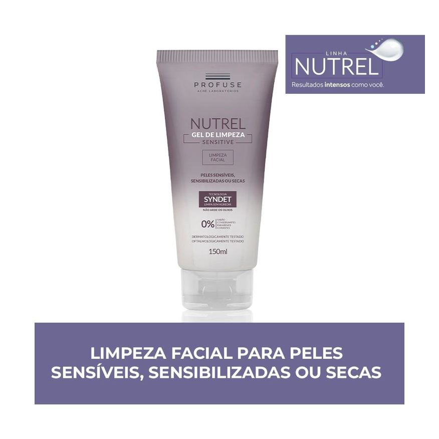 Profuse Gel de Limpeza Facial Nutrel Sensitive 150ml