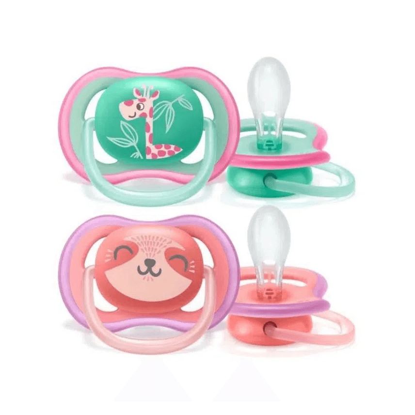 Philips Avent Chupeta Ultra Air +18 meses Silicone Rosa 2 Unidades