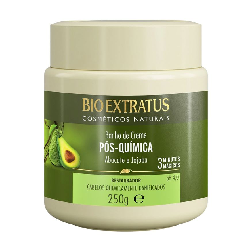 Bio Extratus Creme de Tratamento Capilar Pós-Química Abacate e Jojoba 250g