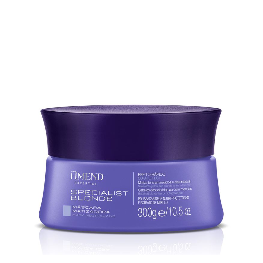 Amend Máscara Capilar Specialist Blonde Matizador 300g