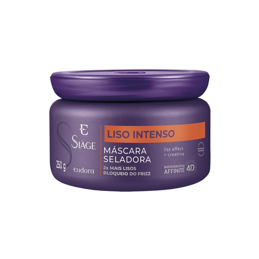 Eudora Máscara Capilar Siàge Liso Intenso Seladora 250g