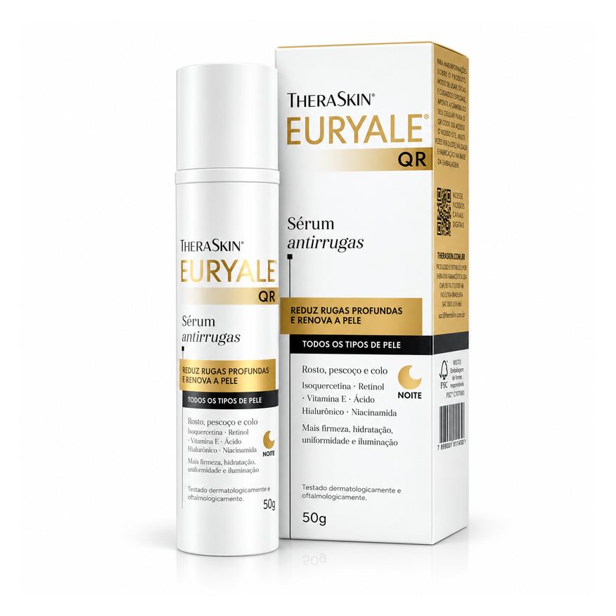 Euryale Sérum Facial QR Anti Idade Noturno 50g