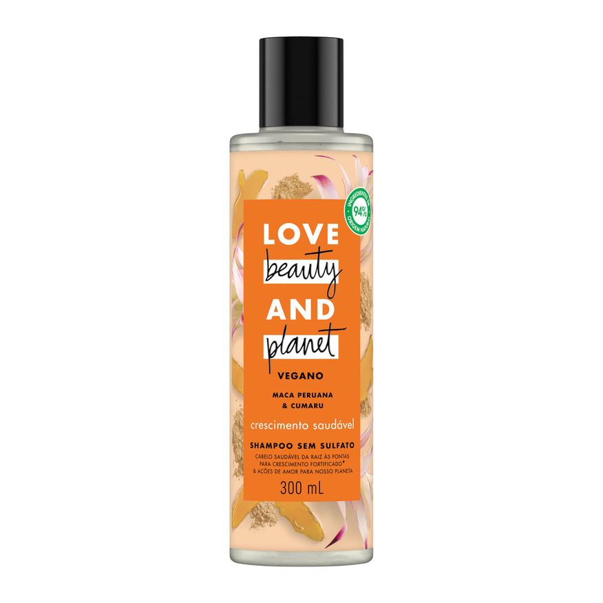 Love Beauty And Planet Shampoo Love Beauty & Planet Crescimento Saudável Vegano 300ml
