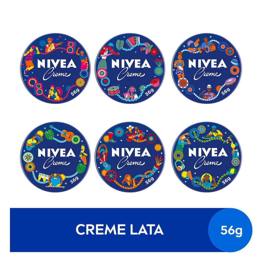 Nivea Hidratante Ritmos Brasileiros Edição Limitada Creme 56g
