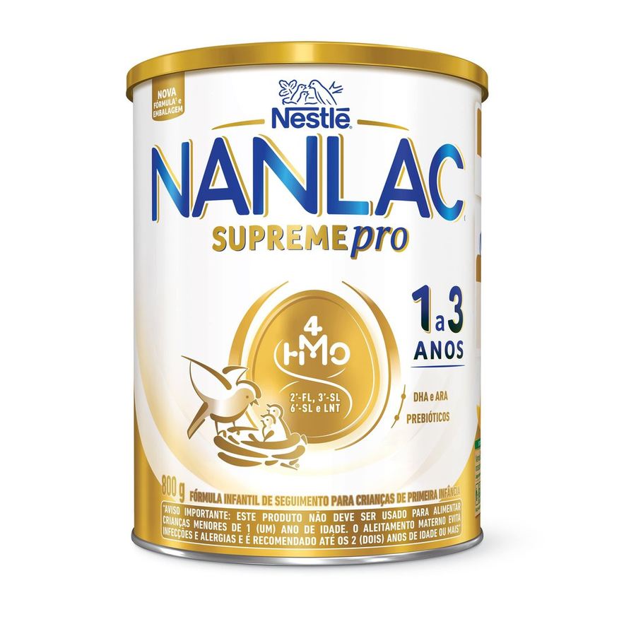Nanlac Fórmula Infantil Supreme Pro de 1 a 3 anos 800g