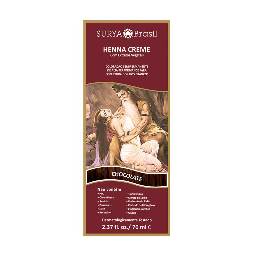 Surya Henna Tintura Henna Surya Chocolate 70ml