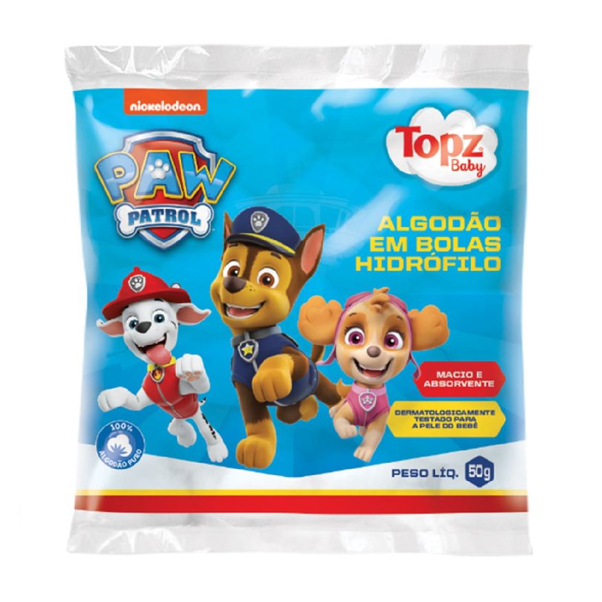 Cremer Algodão em Bolas Topz Baby Patrulha Canina 50g