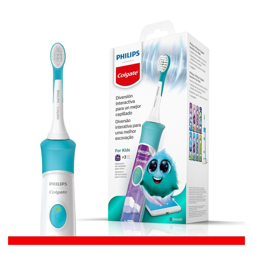 Colgate Escova Dental Elétrica Kids Philips SonicPro Bivolt 1 Unidade