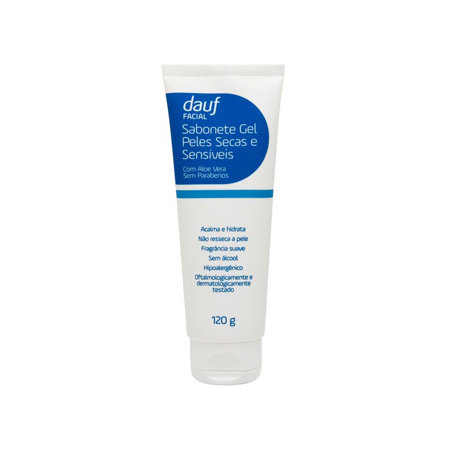 Dauf Sabonete Facial Gel Peles Secas E Sensiveis 120g