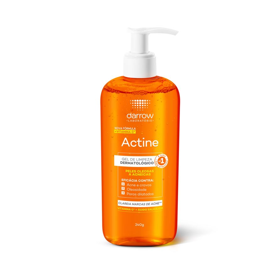 Actine Gel de Limpeza Facial Darrow Antioleosidade e Antiacne 240g