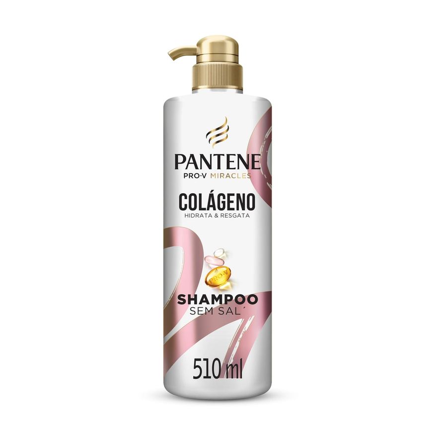 Pantene Shampoo Pro-V Miracles Colágeno Hidrata & Resgata 510ml