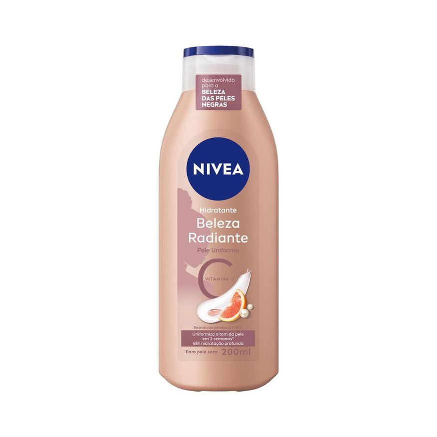 Nivea Loção Corporal Beleza Radiante Pele Uniforme FPS 15 200ml