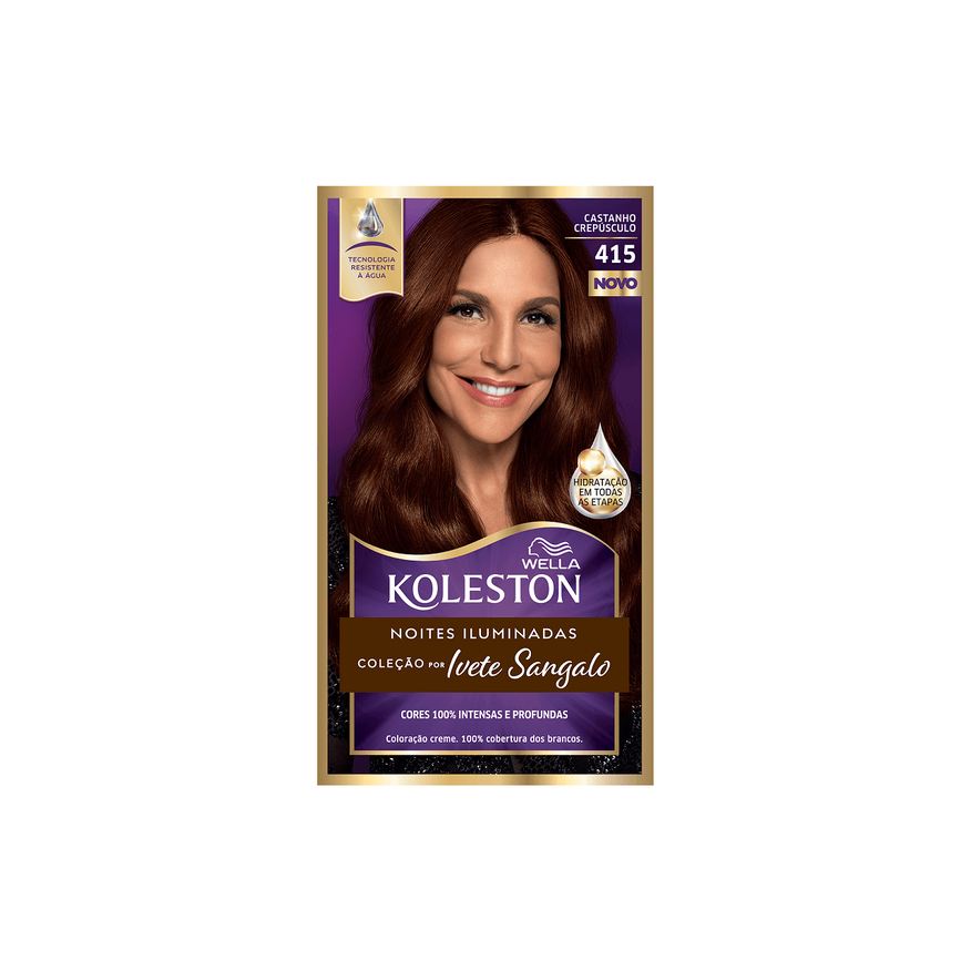 Koleston Tintura Noites Iluminadas Castanho Crepusculo 415