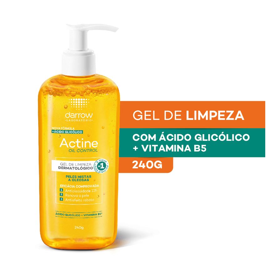 Actine Gel de Limpeza Facial Control Oil Control 240g