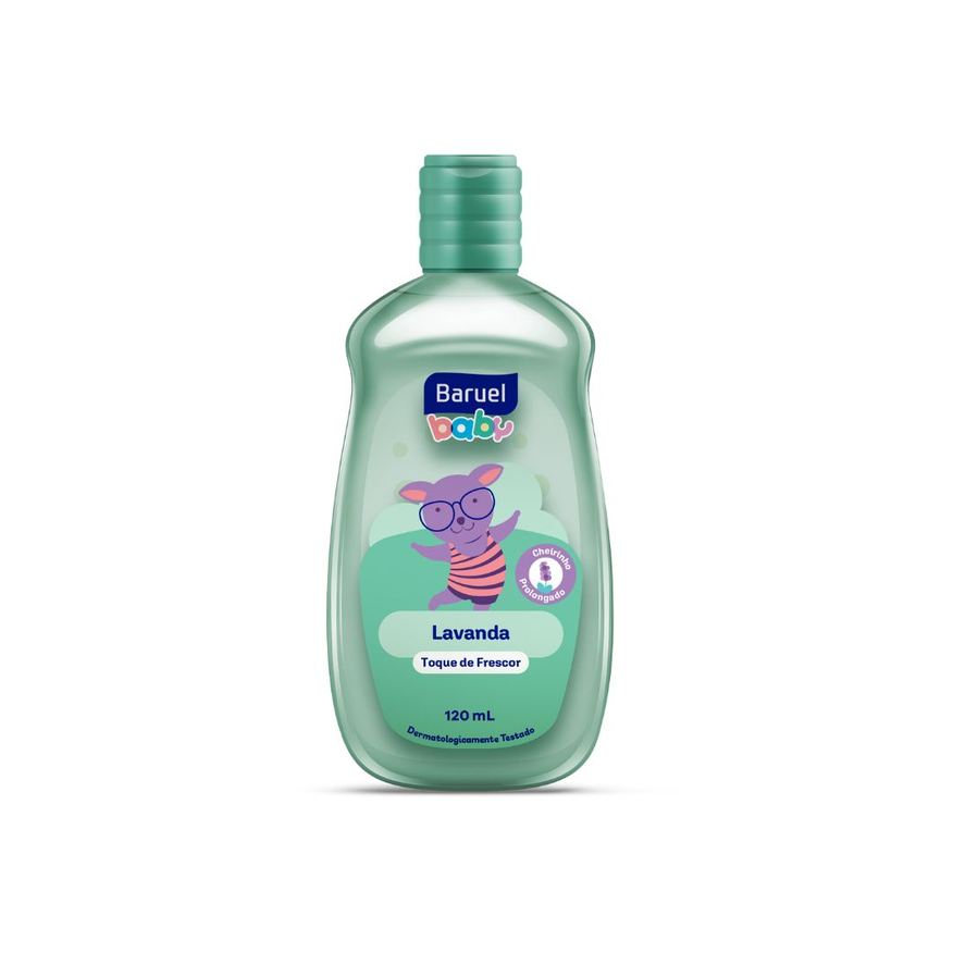 Baruel Baby Colônia Infantil Toque de Frescor Lavanda 120ml