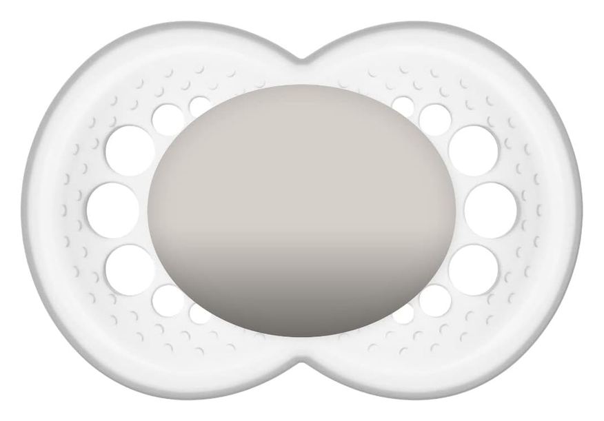 MAM Chupeta Original Ortodôntica +6 meses SkinSoft Silicone Neutra 1 Unidade