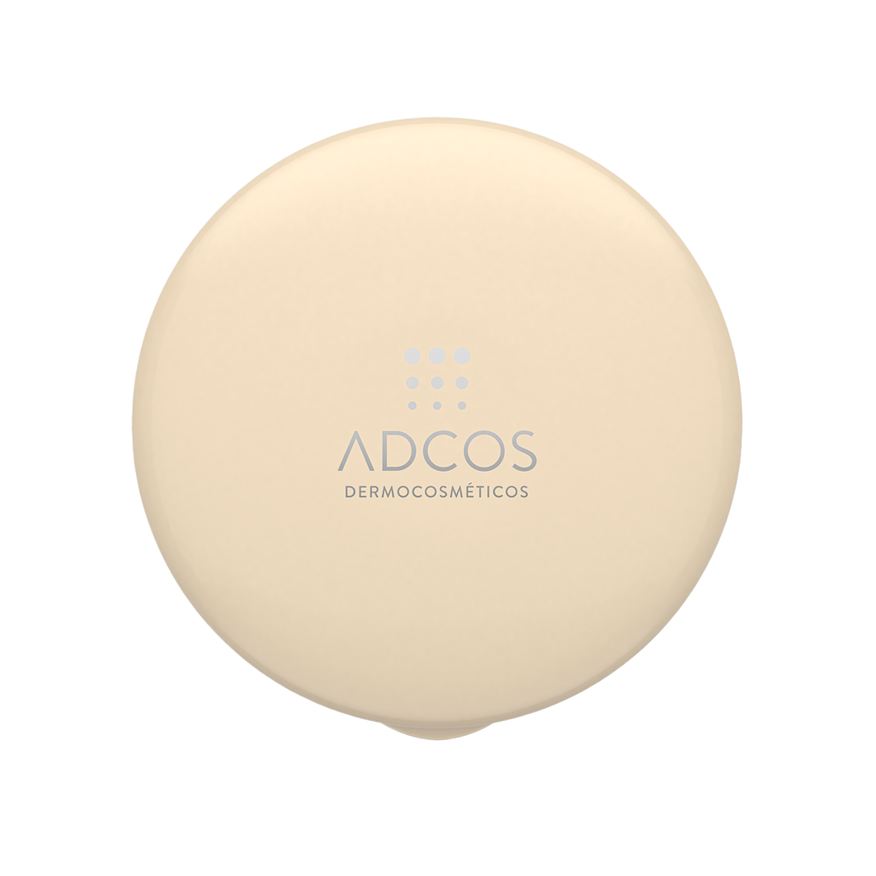 Adcos Protetor Solar Facial FPS50 Ácido Hialurônico Pó Compacto Cor Peach 11g