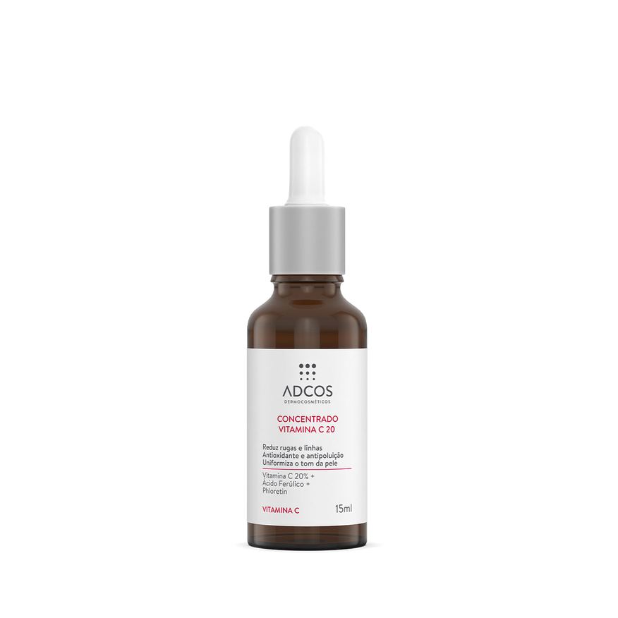 Adcos Sérum Facial Derma Complex Concentrado com Vitamina C 20% 15ml