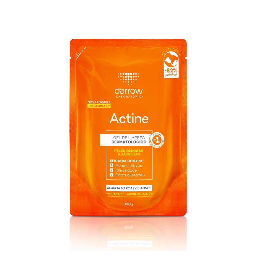 Actine Gel de Limpeza Facial com Vitamina C Refil 300g