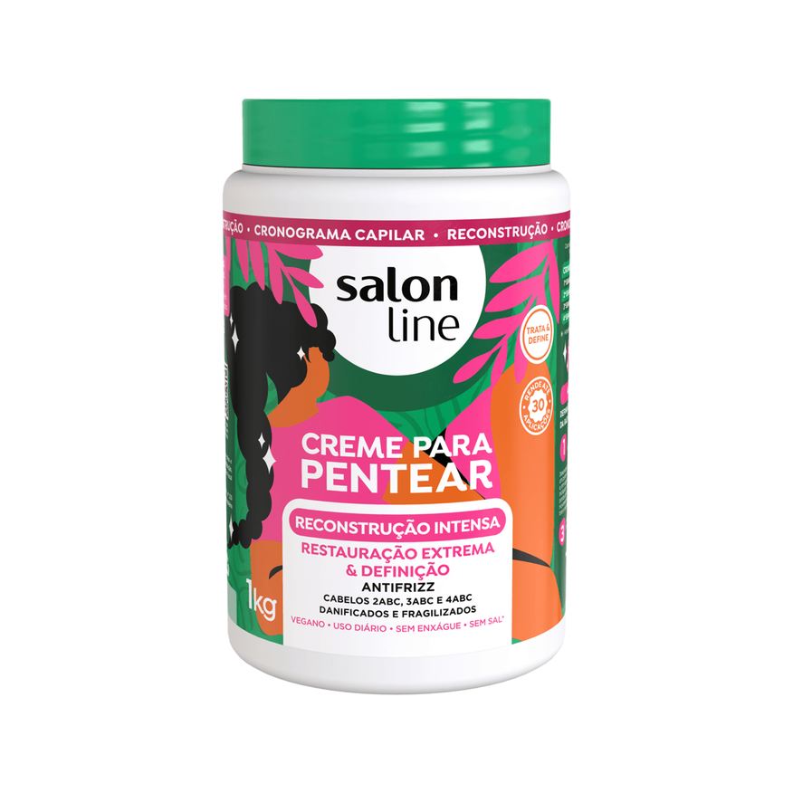 Salon Line Creme de Pentear Reconstrução Intensa 1kg