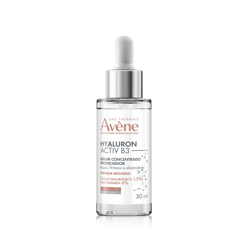 Avene Sérum Facial Avène Hyaluron Activ B3 Anti Idade com Ácido Hialurônico e Niacinamida 30ml