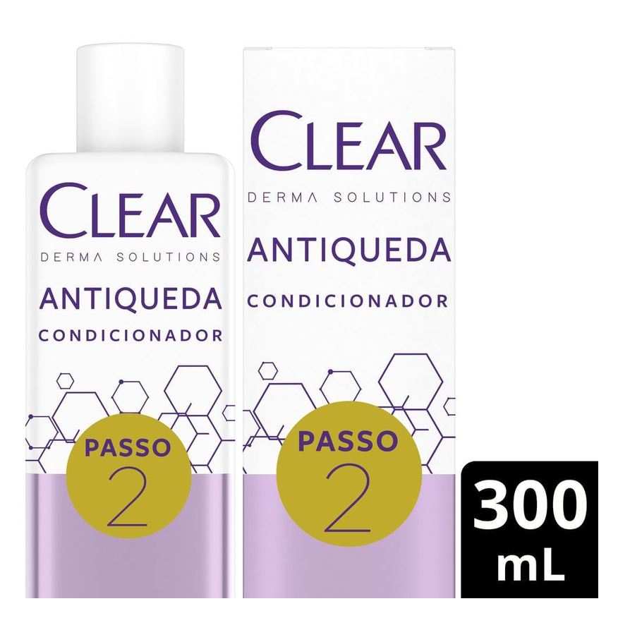 Clear Condicionador Derma Solutions Antiqueda Passo 2 300ml
