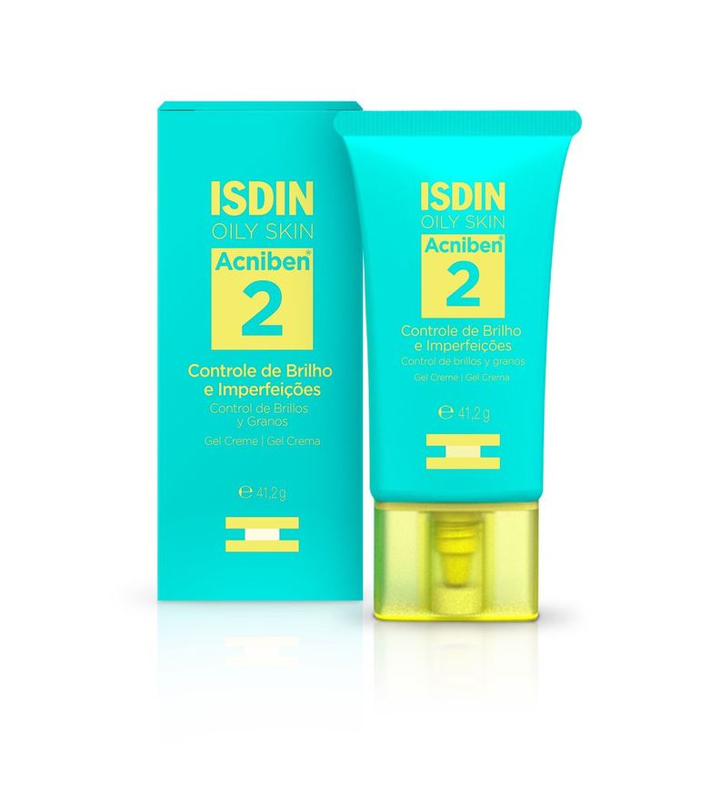 ISDIN Gel Creme Facial Acniben Controle de Brilho 41,2g