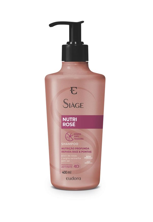 Siage Shampoo Eudora Siàge Nutri Rosé 400ml