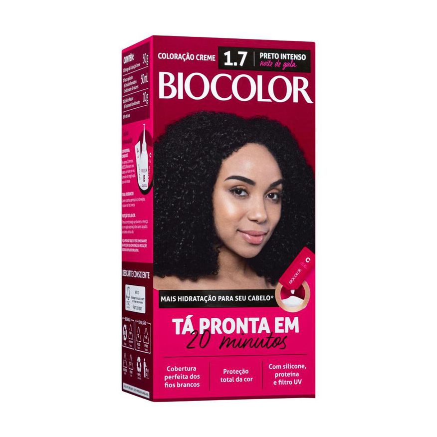 Biocolor Tintura de Cabelo Preto Intenso Noite de Gala 1.7