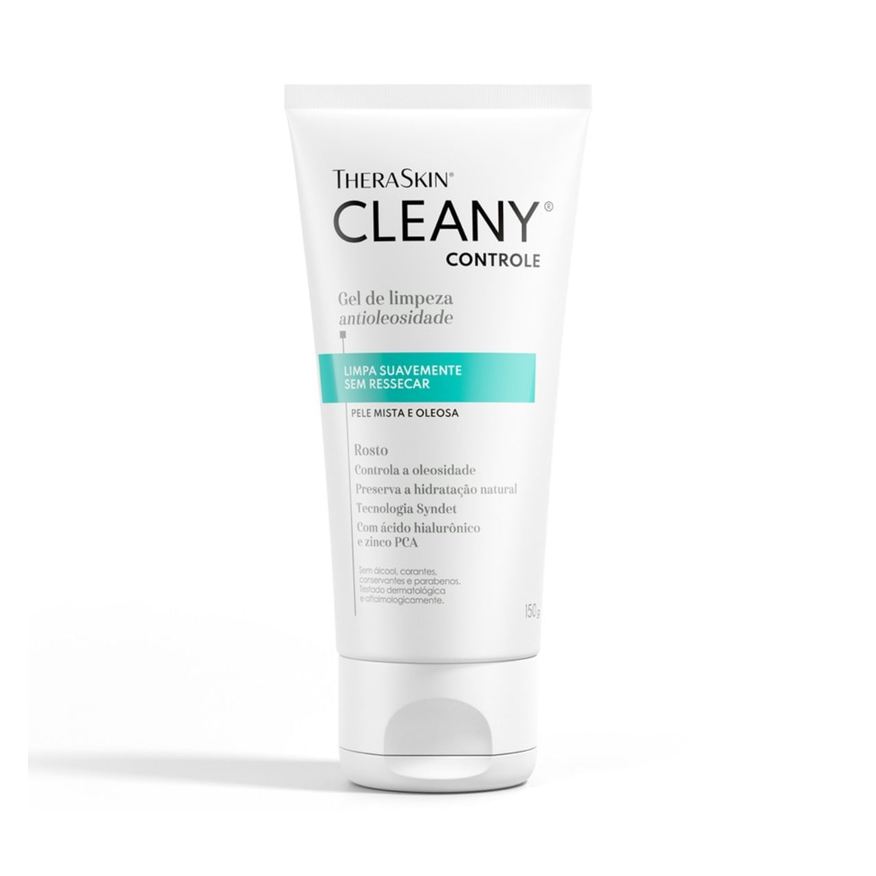 Theraskin Gel de Limpeza Facial Cleany Controle Antioleosidade 150ml