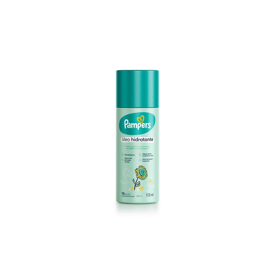 Pampers Loção Hidratante Infantil Bebê Girassol Hipoalergênica Toque Seco 110ml