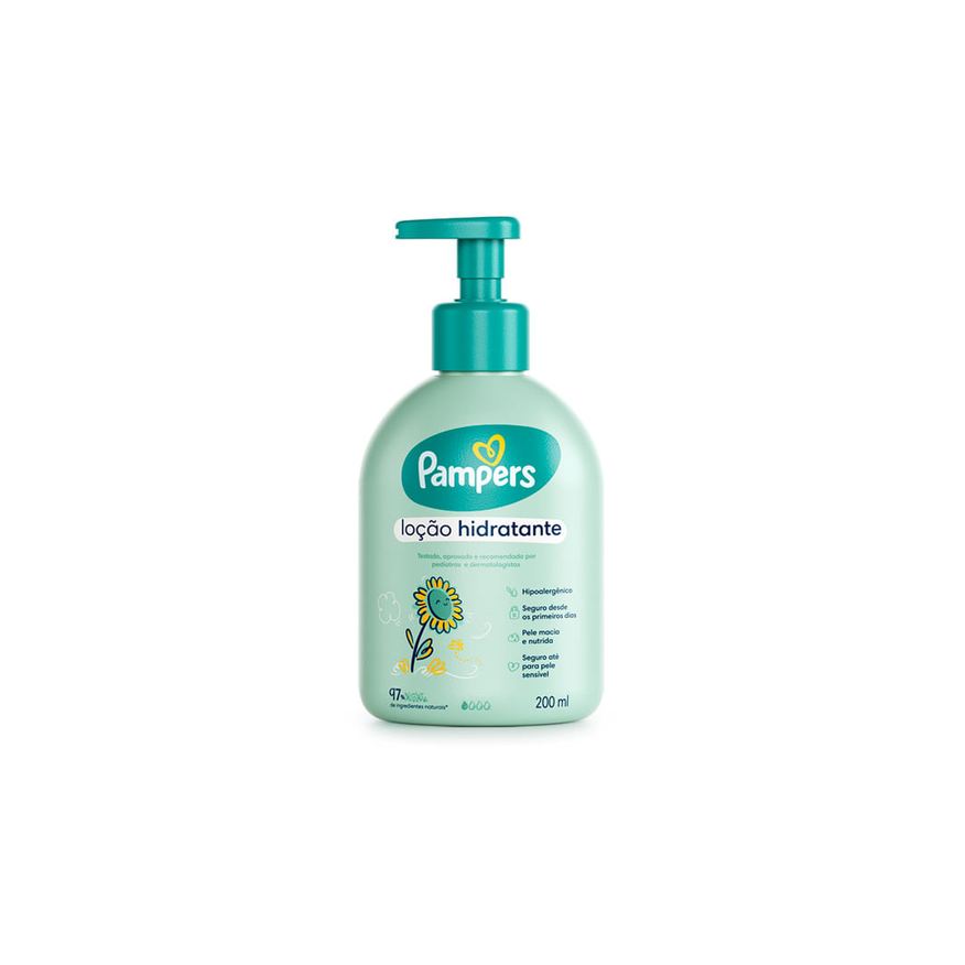 Pampers Loção Hidratante Infantil Bebê Girassol Hipoalergênica 200ml