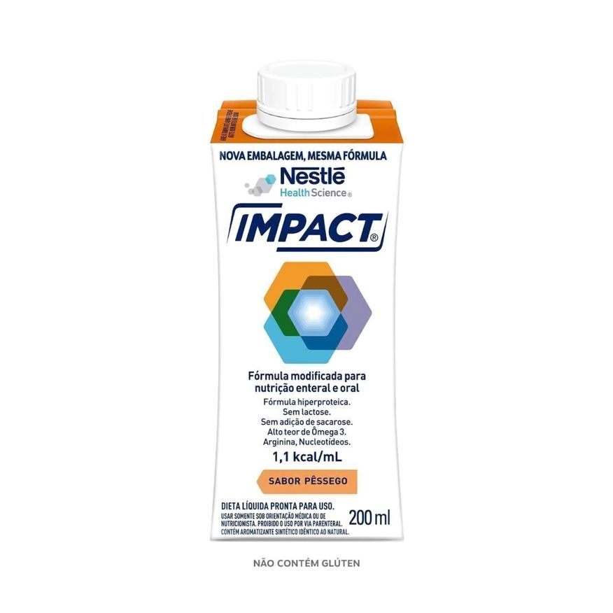 Enteral Nutrição E Oral Impact Pêssego 200ml