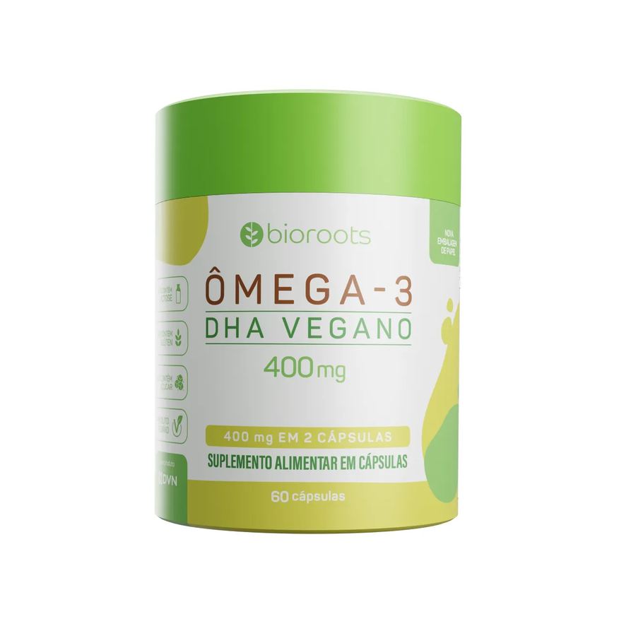 Ômega 3 200mg Bioroots 60 cápsulas