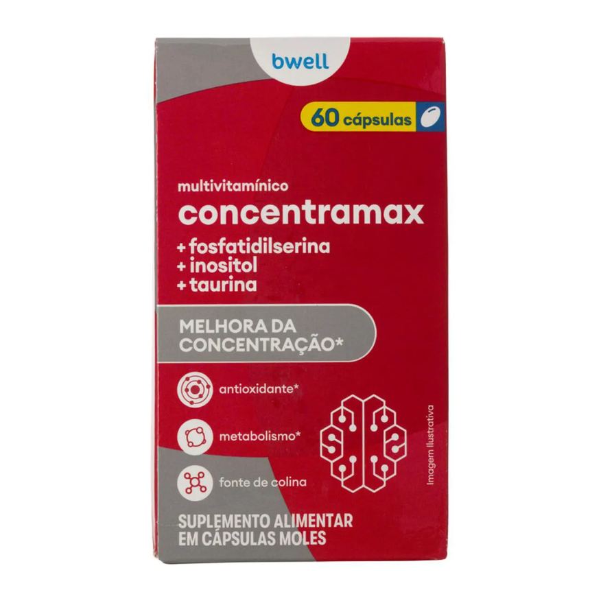 Bwell Polivitamínico Concentramax 60 Cápsulas