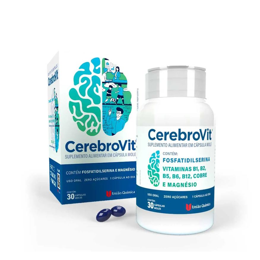CerebroVit Polivitamínico 30 cápsulas