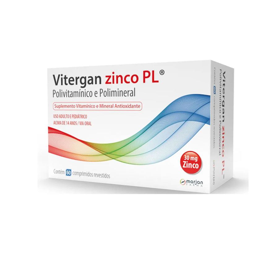 Zinco Polivitamínico Pl 60 comprimidos