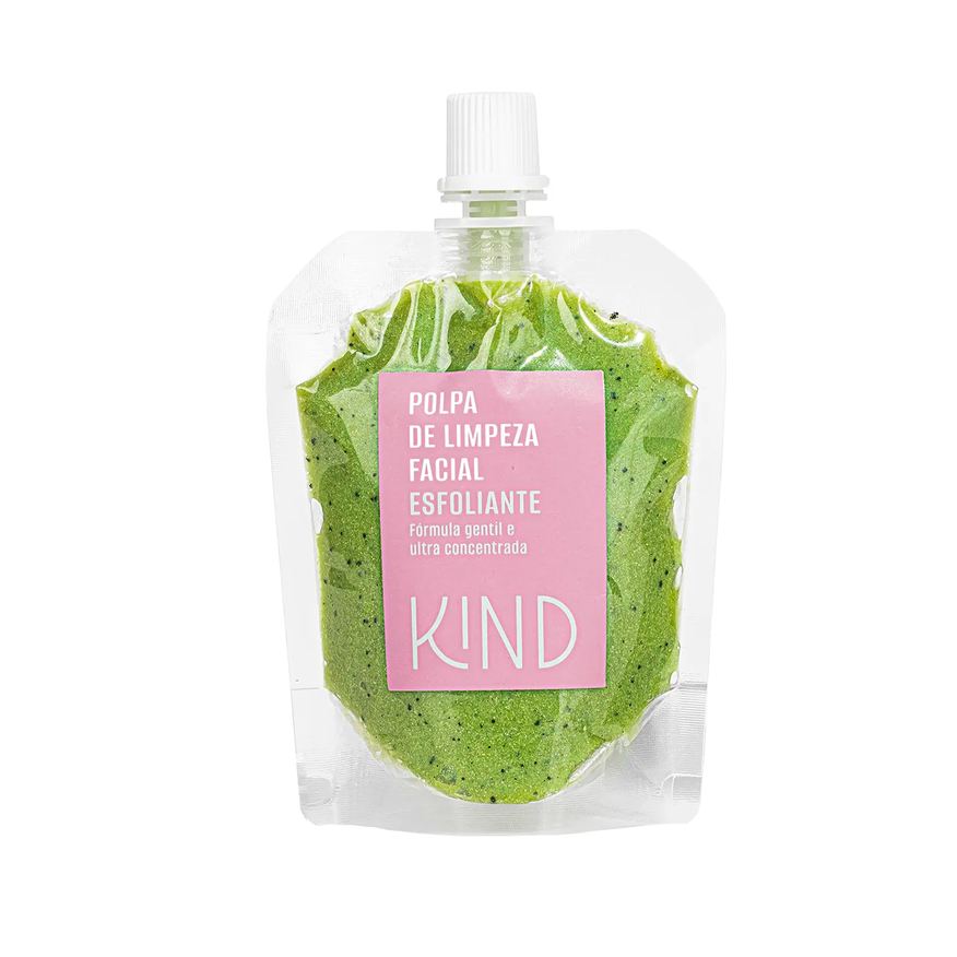 de Polpa Limpeza Facial Esfoliante Kind 80g