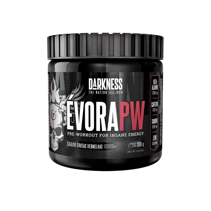 Treino Pré Darkness Évora PW Frutas Vermelhas 300g